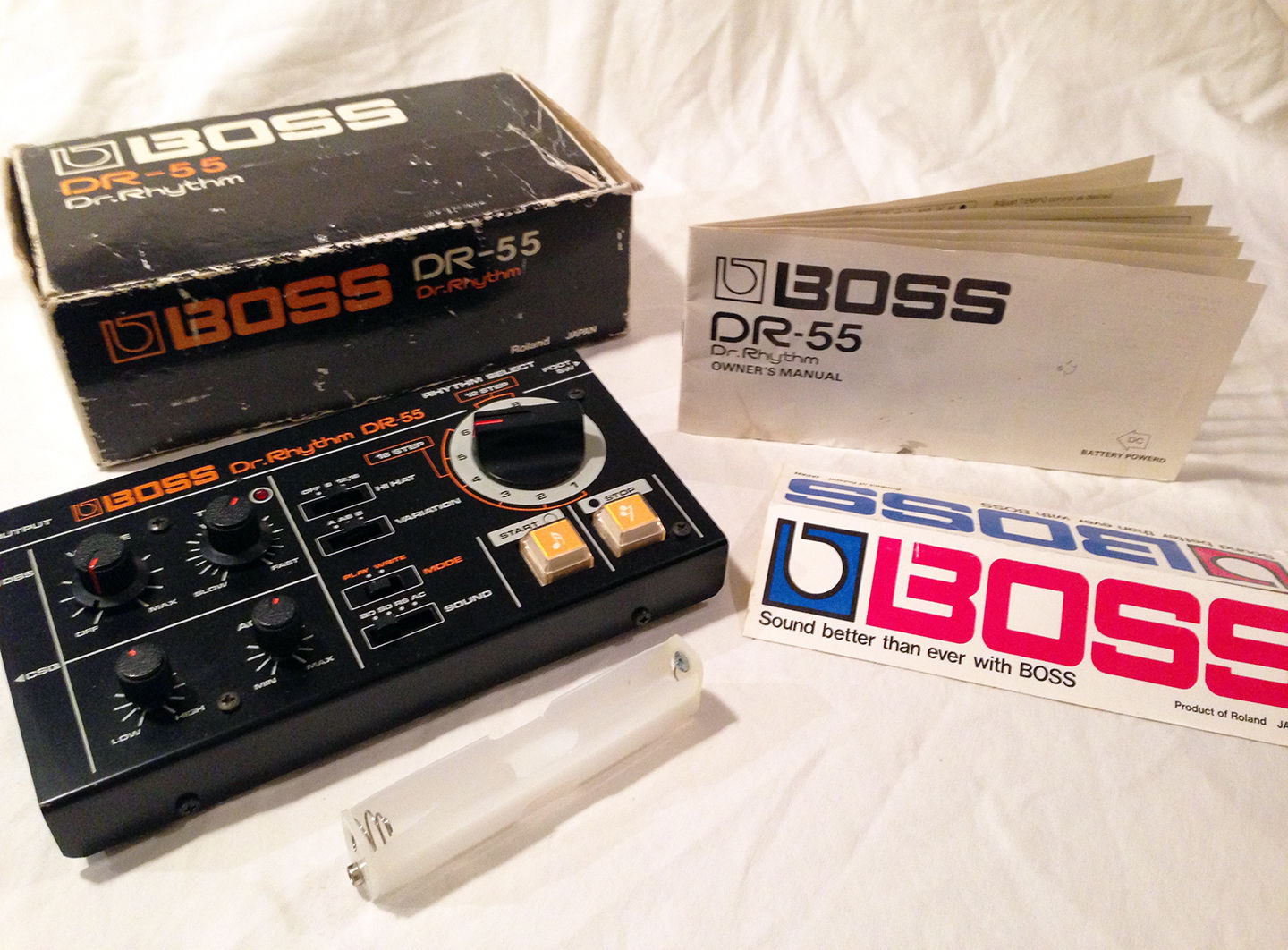 MATRIXSYNTH Vintage BOSS DR55 Dr Rhythm Analog Drum Machine with