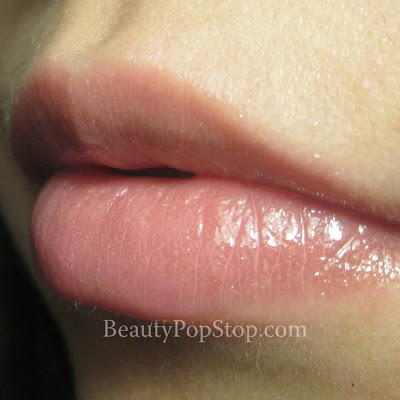 Naked Princess Naked Shine Lip Gloss in Barely Pink Swatch