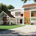 Fusion style Kerala home design with 6 bedrooms