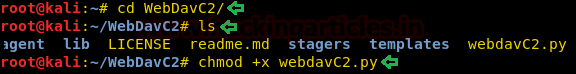 WebDAV Command and Control