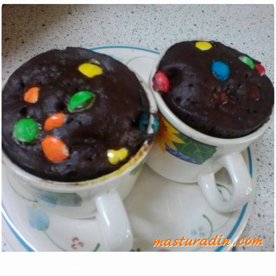 RESEPI BROWNIE MICROWAVE IN CUP BY ENY YUSNIZAR