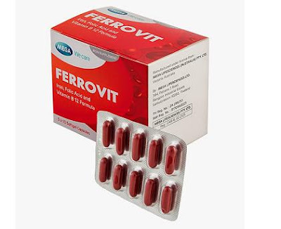 Thuốc bổ sung sắt Ferrovit của Mega (Thái Lan)