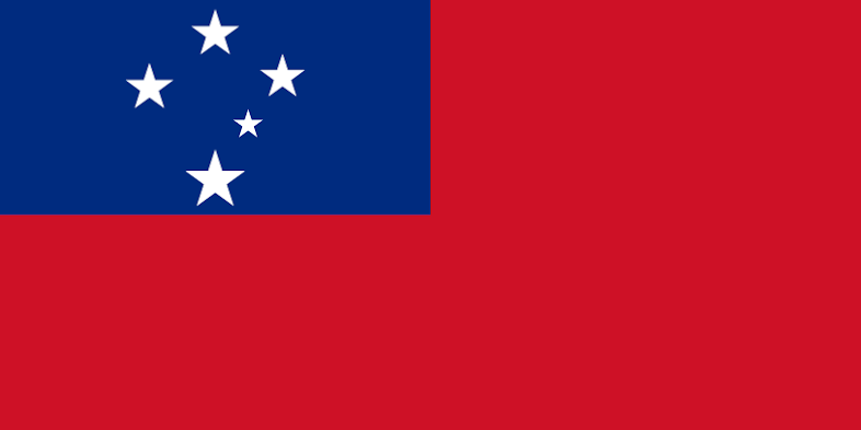 Bendera identitas negara Samoa