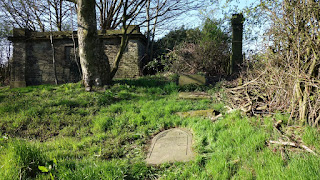 History: Cemetery headstone of Muldebriar Herrin, St Mary's Church, Birch, Lancashire 