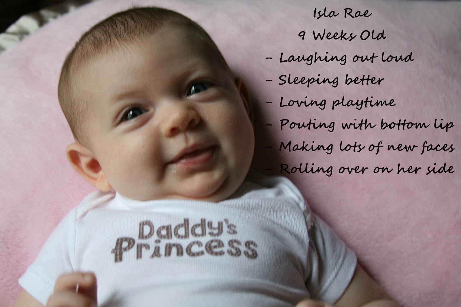 9 Week Old Baby Milestones change comin