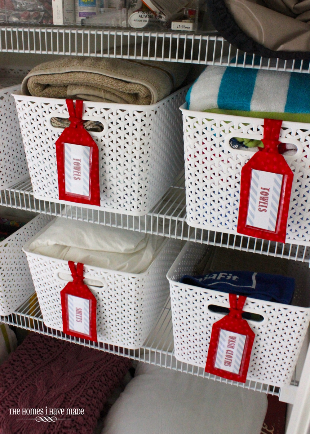 Linen Closet Labels (with free printable labels!) The Homes I Have Made
