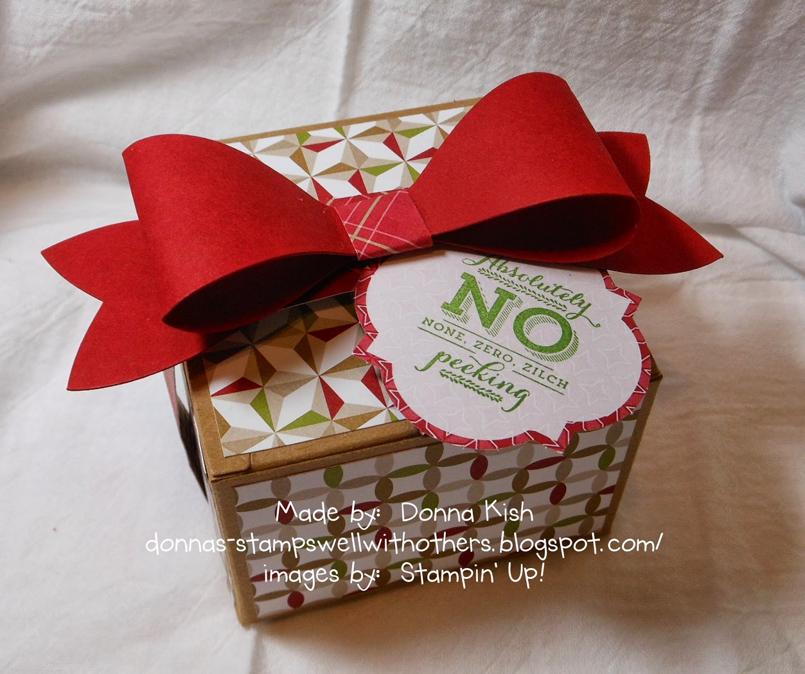 Lillipad designs: christmas gift boxes Stamps Well With Others: Christmas Card Saturday