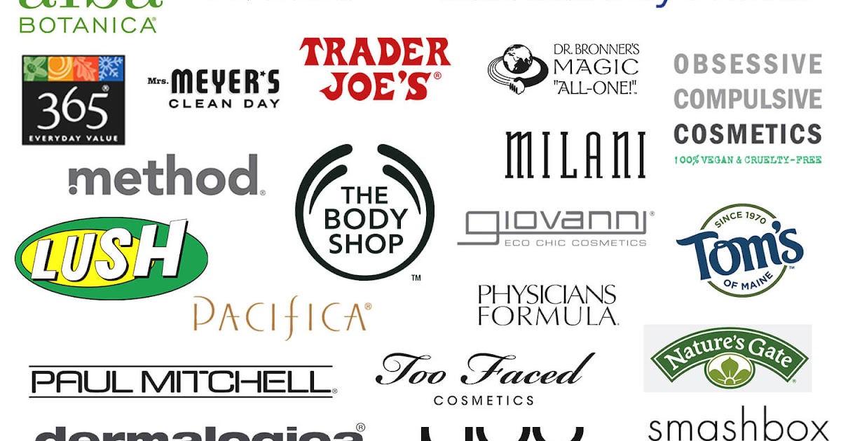Animal Welfare Companies that don't test on animals