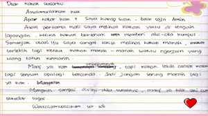 Contoh Surat Pribadi Kepada Kakak - Aneka Contoh Contoh Surat Pribadi Kepada Kakak - Aneka Contoh