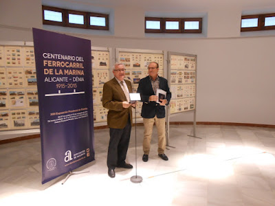 Inauguración de la Exposición Filatélica Ferrocarril de la Marina Alicante
