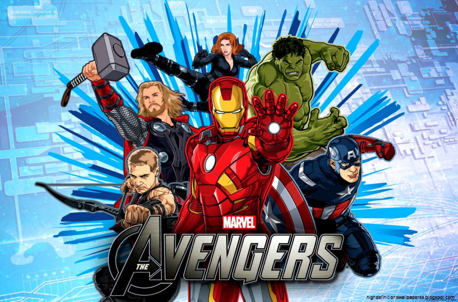 Avengers Cartoon Wallpaper  Cartoon Wallpaper