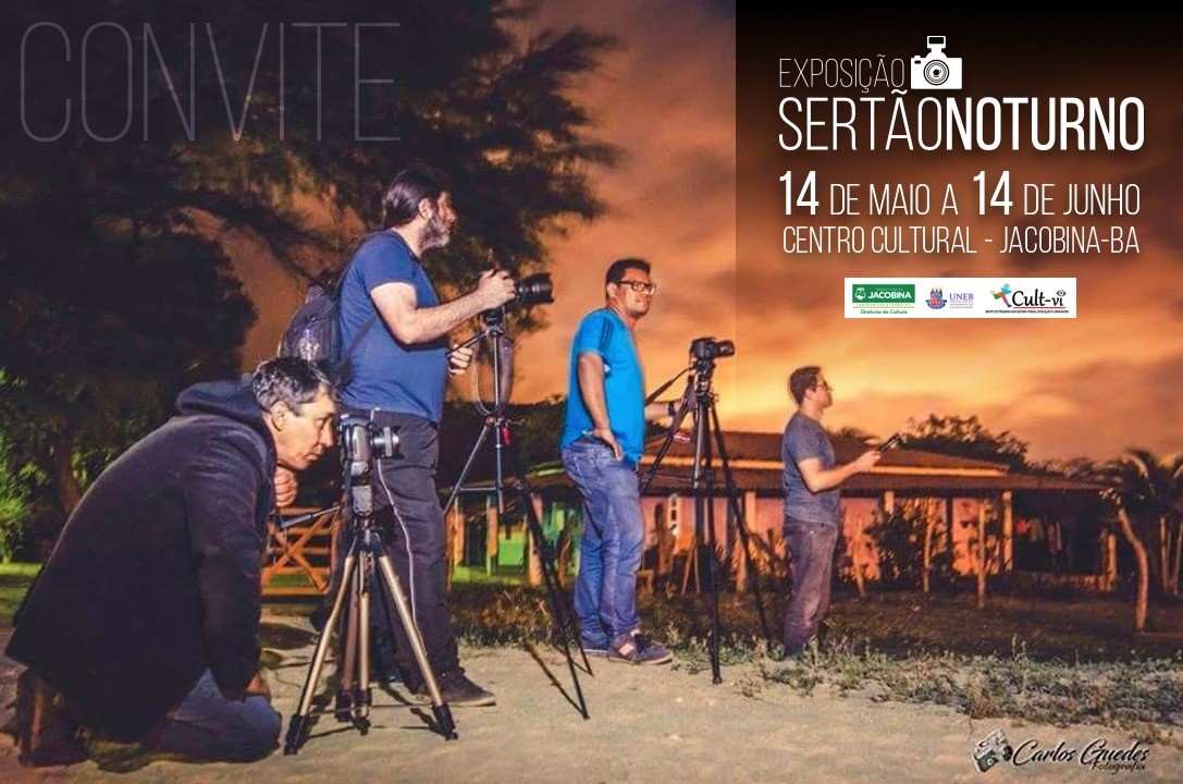 Exposição fotográfica 'Sertão Noturno' terá início dia 14 de maio em Jacobina