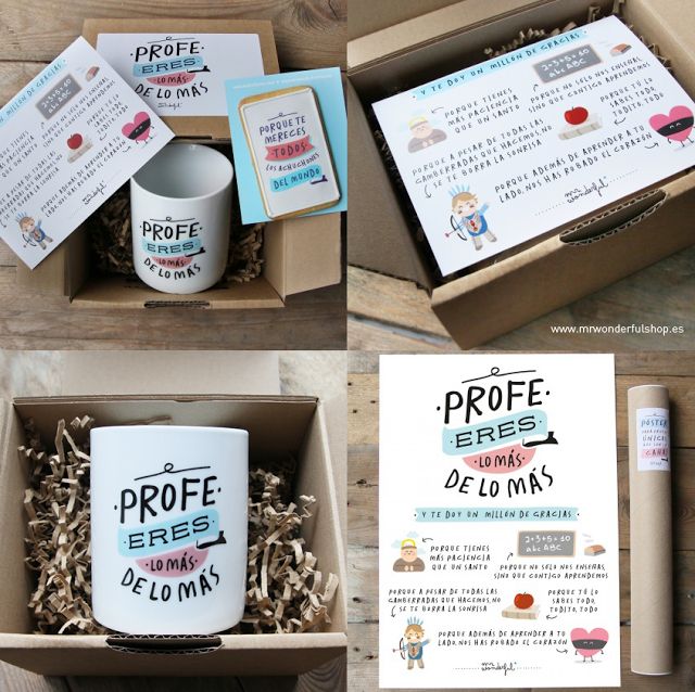 Regalo original profesor
