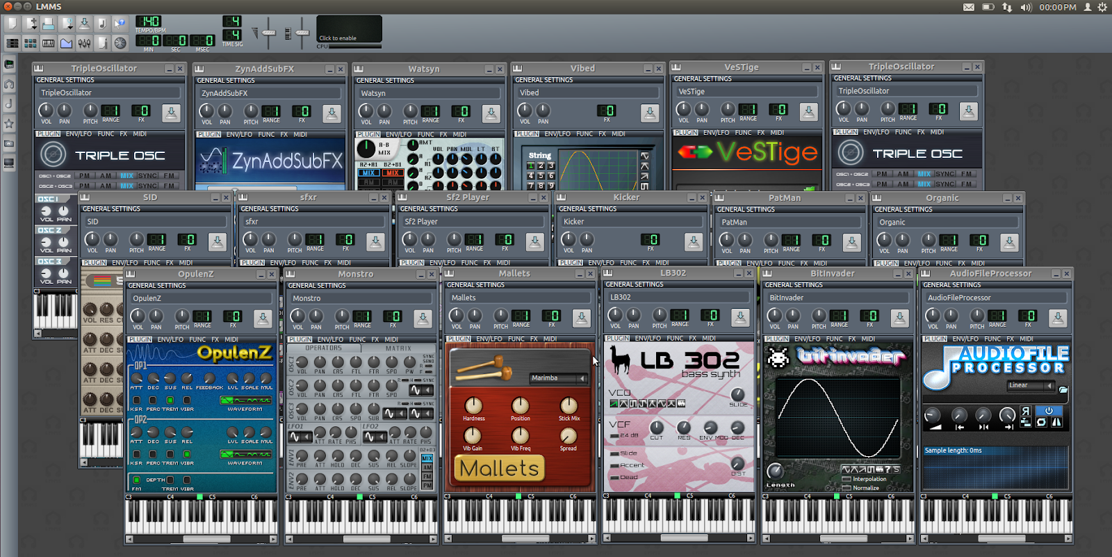 LMMS Open Source Digital Audio Workstation Infinite Software