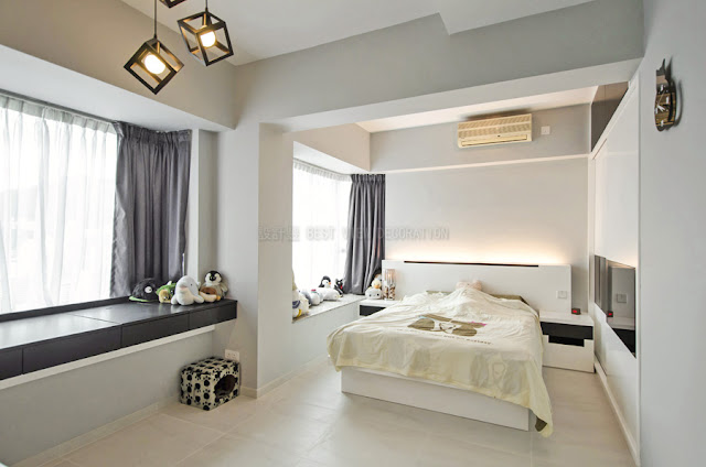宇晴軒睡房室內設計，The Pacifica bedroom interior design