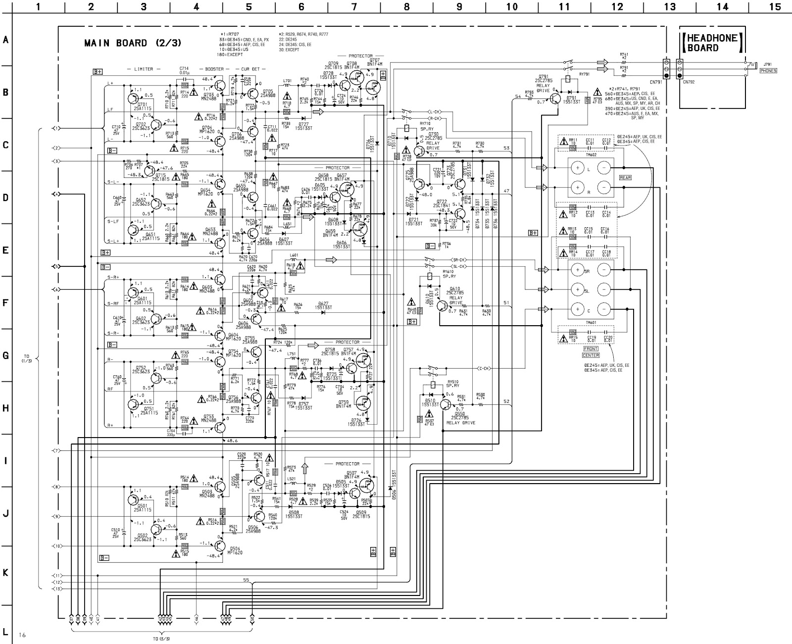 Electro help: Sony FM Stereo receiver - STR DE245 SMPS Circuit diagram, Factory reset