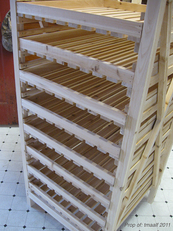 Two Men and a Little Farm ORCHARD RACK BUILT AND IN PLACE