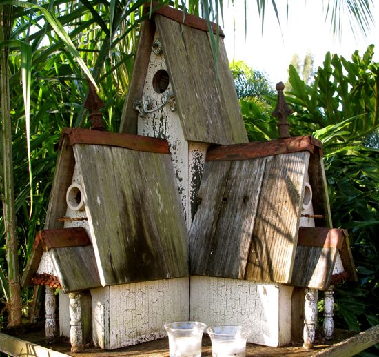 Weird Bird Studio: Bird houses, can you have too many???