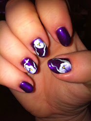 painted nails purple hand sog nail liza pm posted