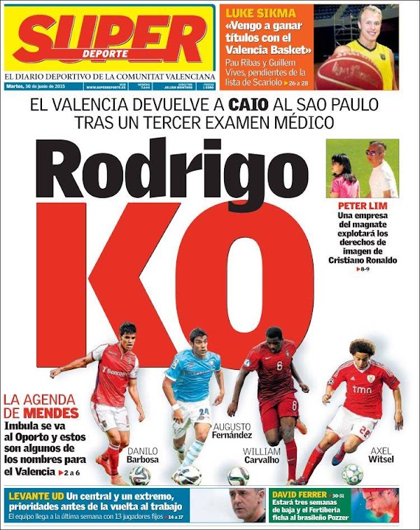 Valencia, Superdeporte: "Rodrigo KO"