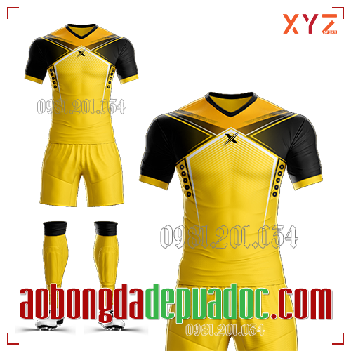 Áo Ko Logo XYZ-06 Màu Vàng 