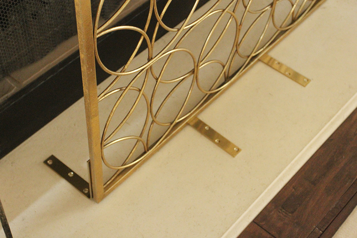 Fireplace Screen Mounting Brackets Fireplace Guide by Linda