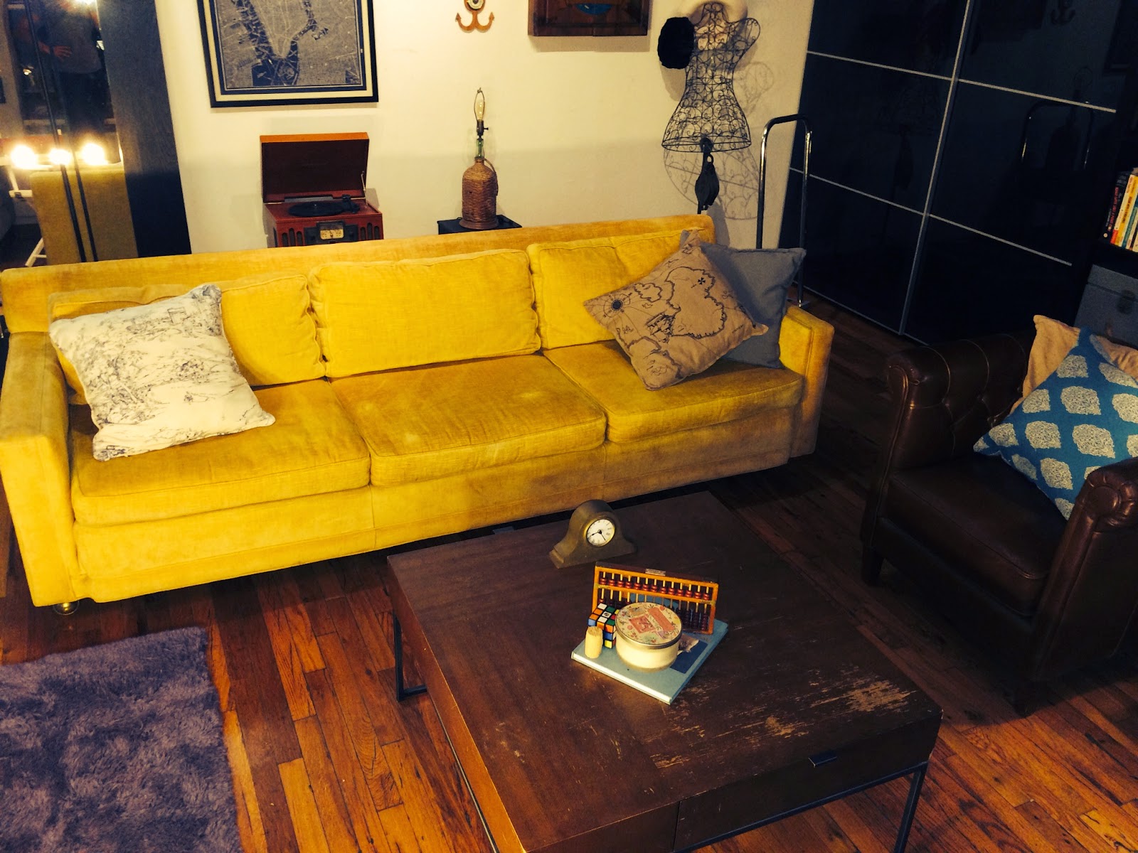 Revamp 1960's Vintage Yellow Couch by Marge Carson
