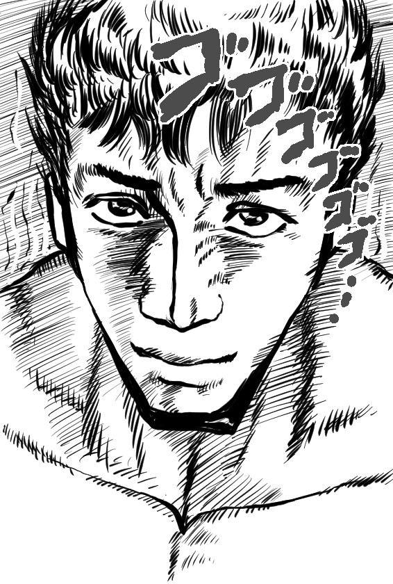 ハッピーライフラボ 劇画調のイラストを描いてみた