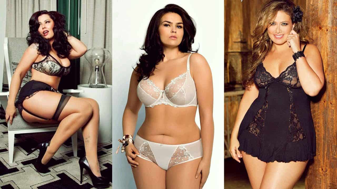 gorditas en lenceria