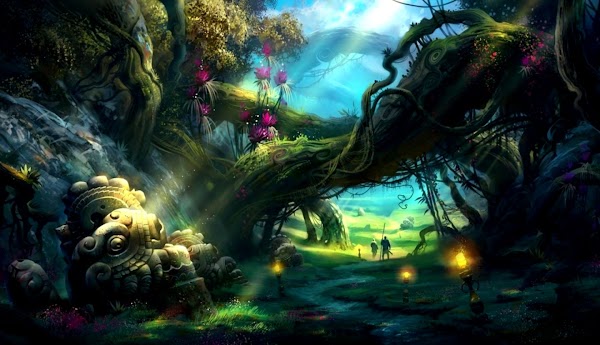 Landscape Wallpaper Fantasy Forest