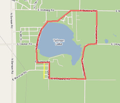 Tallman Lake Map