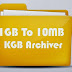 How to Compress Files 1 GB So 10 MB