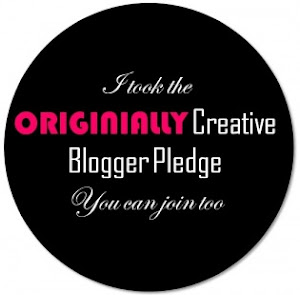 Originally Creative Blogger Pledge