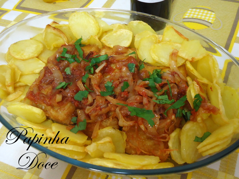Papinha Doce Bacalhau Frito de Cebolada