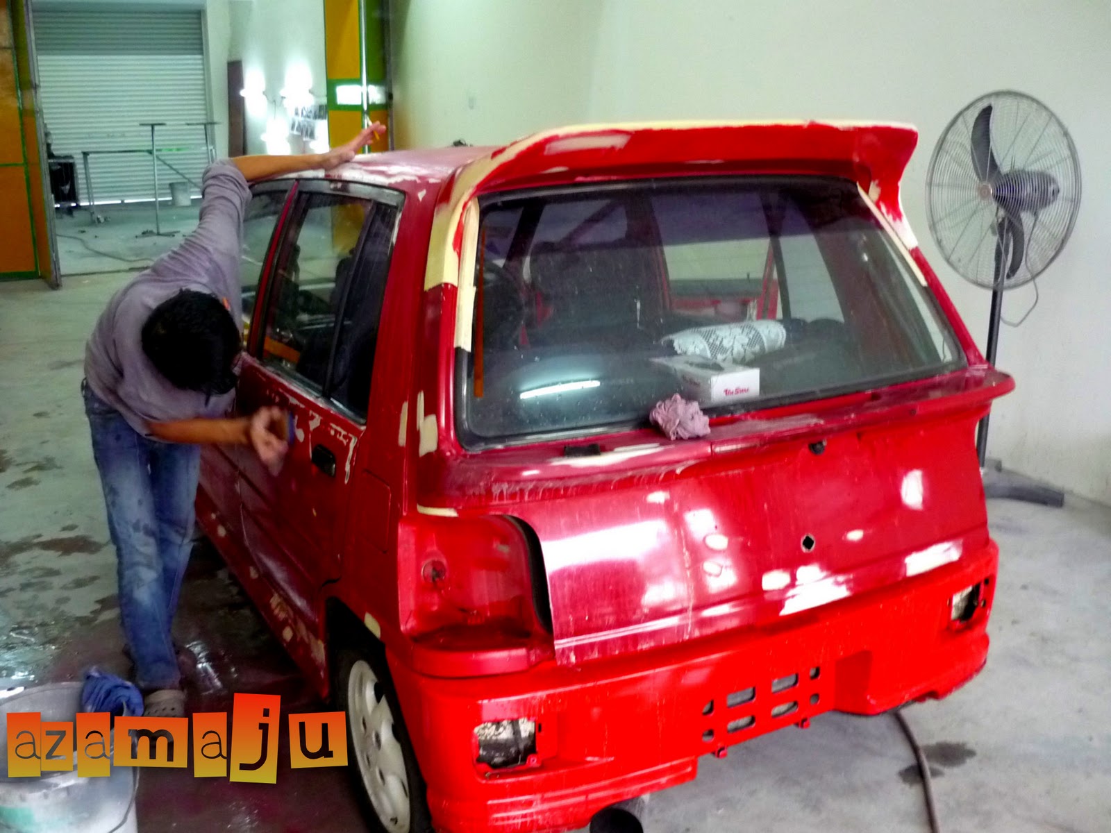 Kancil red+gold pearl