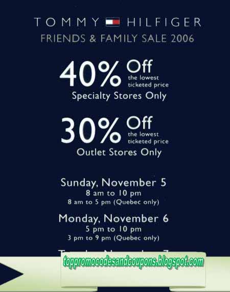 tommy hilfiger coupons tanger outlet