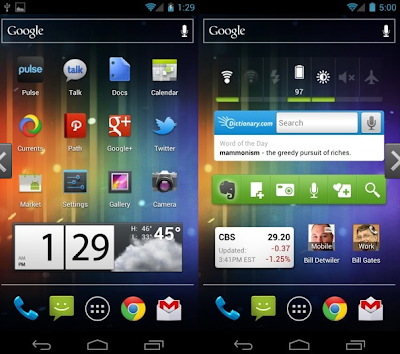 Widgets or Customize Home Screen