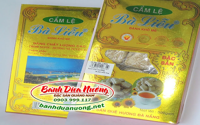 Bánh khô mè Cẩm Lệ - Đặc sản làm quà tuyệt vời