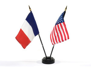 Drapeaux France USA