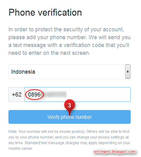 Number verification.