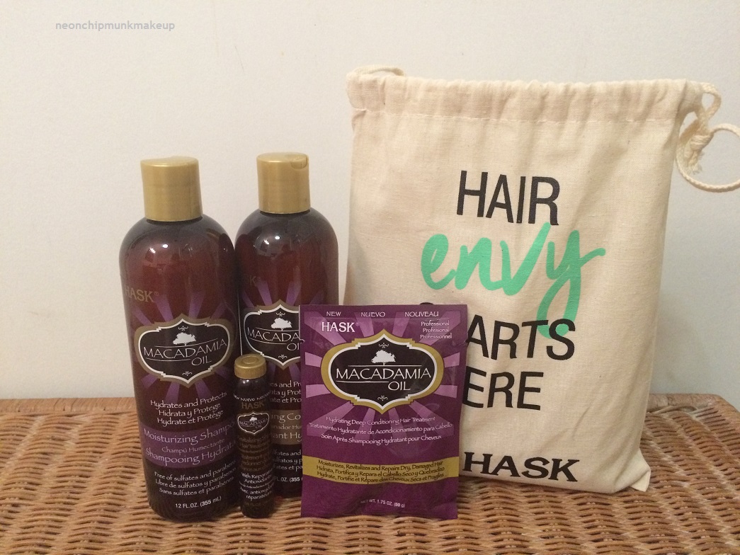 Hask Macadamia Oil Hair Care Range Review Neon Chipmunk