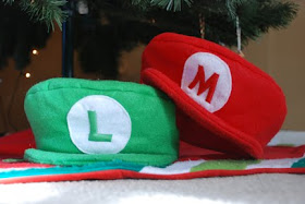 Mario Luigi Hats 