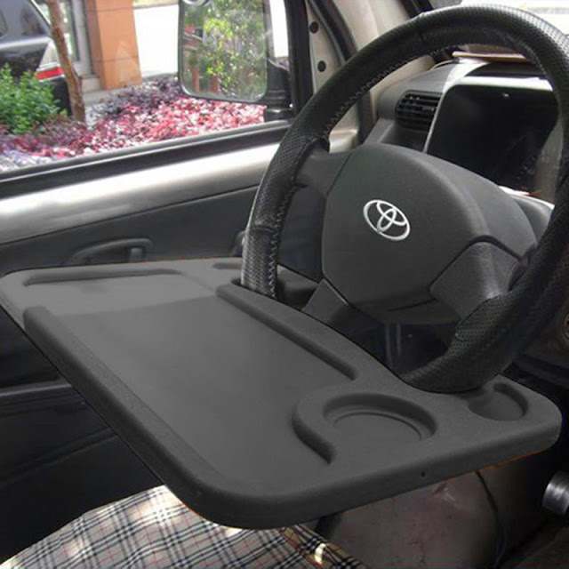 Steering Wheel Eating Tray