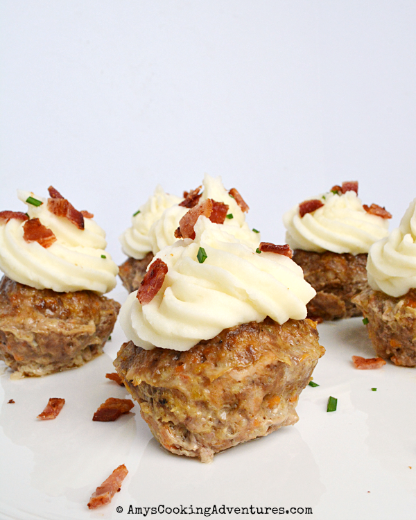 Meatloaf Cupcakes with Potato Frosting FoodnFlix