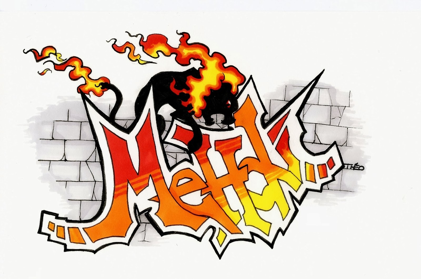 ThéoZone: Dessin BONUS : Tag Prénom 1.