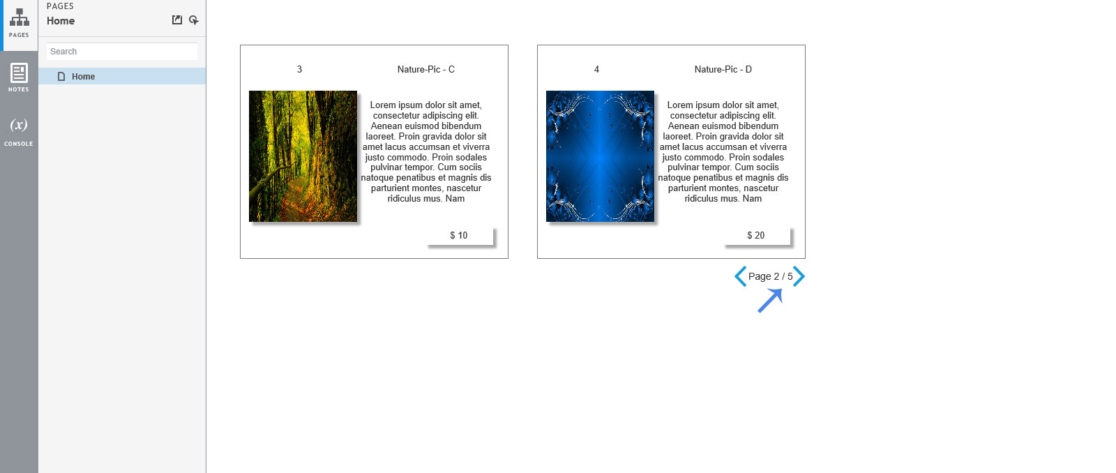 UI/UX Design: Pagination