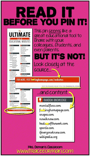 Be careful what you pin... From "Yikes! Did I Pin That?" www.traceeorman.com