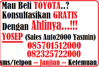 Promo Akhir Tahun Toyota di kota Bogor