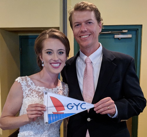 A shout out to fellow GYC members from John & Rachel Gall on their wedding day