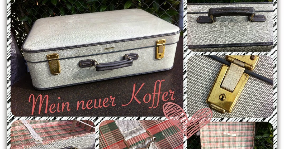 Muriel&rsquo;s Kreativzimmer: Neuer Koffer für meine Koffermärkte 2014